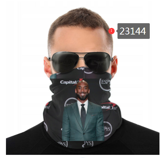 NBA 2021 Los Angeles Lakers #24 kobe bryant 23144 Dust mask with filter->->Sports Accessory